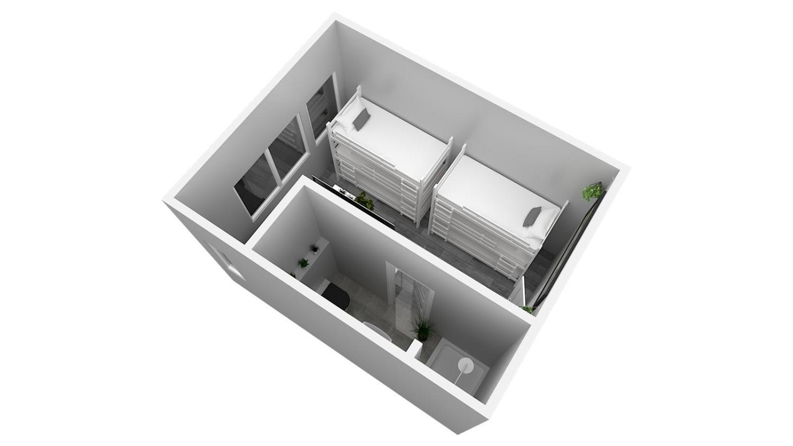 Hotel Ulm Zentrum - Komplettes Zimmer, Hochbett, Android Tv & Eigenem Bad - Perfekt Fuer Familien & Gruppen Quarto foto